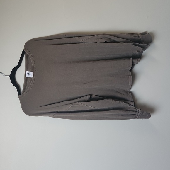 Free People distressed top XL - Picture 1 of 5